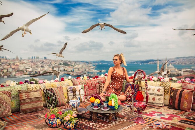 Istanbul Photoshoot Tours - Seven Hills rooftop and the Bosphorus view