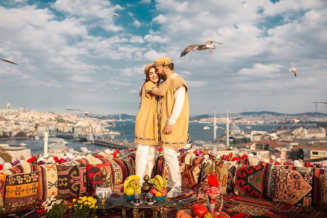 Istanbul Rooftop Photoshoot with Flying Dress - Choosing the flying dress and accessories
