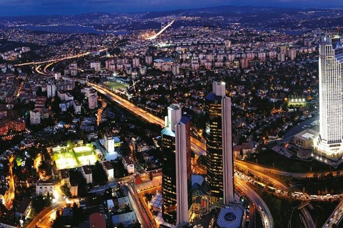 Istanbul: Sapphire Observation Deck Entrance - What you can see from the indoor and outdoor decks