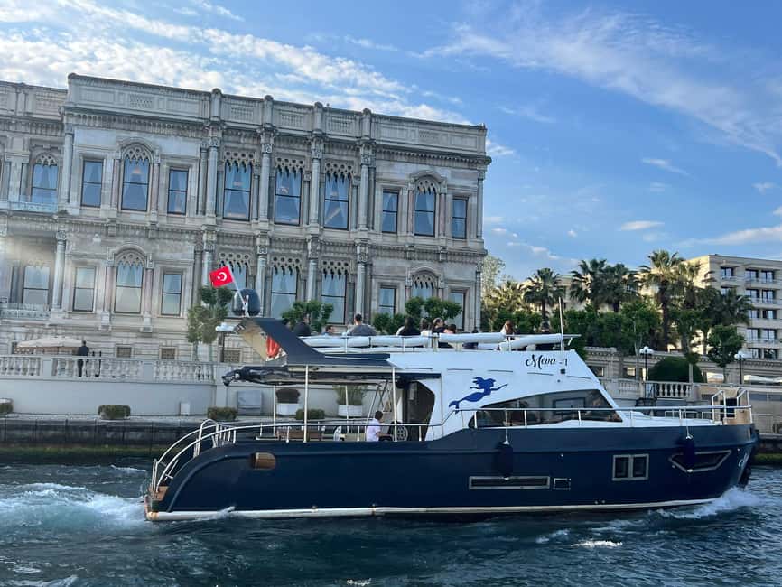 Istanbul: Sunset Bosphorus Yacht Cruise with A break on Asia - Maiden’s Tower and the return views