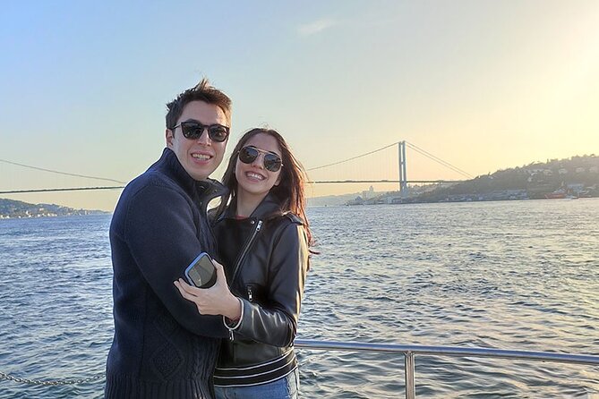 Istanbul Sunset Cruise With Luxury Yacht On Bosphorus - Ortaköy Mosque and the first bridge