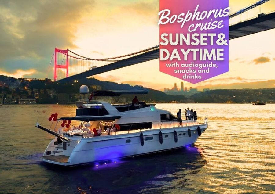 Istanbul: Sunset or Day Small-Group Yacht Cruise with Snacks - Ciragan Palace, Ortakoy, and the Bosphorus Bridge