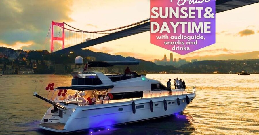 Istanbul: Sunset or Day Small-Group Yacht Cruise with Snacks - Sunset or daytime: which departure should you choose?