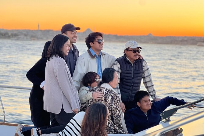 Istanbul Sunset Yacht Cruise on the Bosphorus with Transfers - From Galataport to the open water