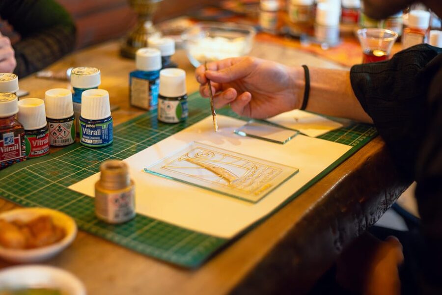Istanbul: Traditional Stained Glass Painting Workshop - Painting Glass Instead of Checking Off Sights
