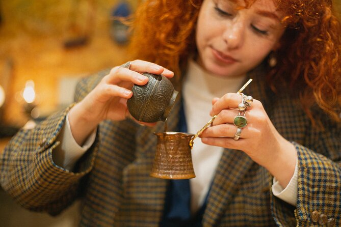 Istanbul Turkish Coffee Making & Fortune Telling Workshop - Tasting coffee, tea, and Turkish delight
