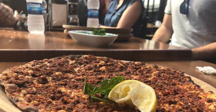 Istanbul: Turkish Cuisine Walking Food Tour with Guide - Lahmacun starts the meal with a light bite