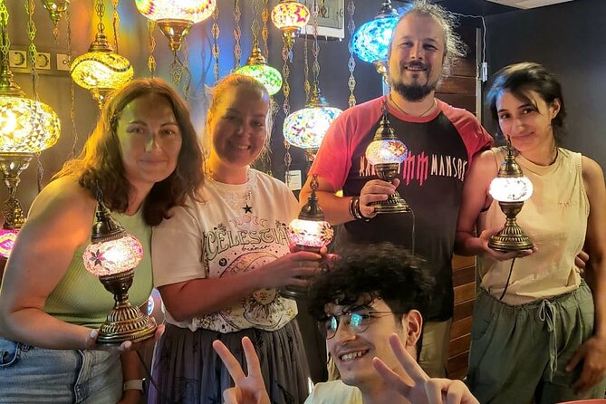 Istanbul: Turkish Mosaic Lamp Workshop in Galata – All Included - Tea, Turkish delight, and a slower Istanbul afternoon