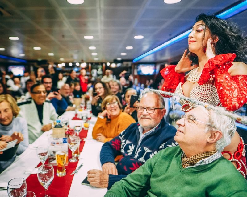 Istanbul: Turkish Night on the Bosphorus Dinner Cruise - Dinner choices while Istanbul moves past