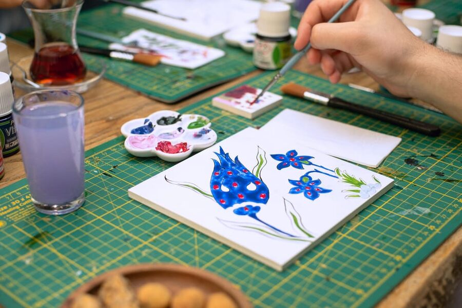 Istanbul: Turkish Tile Painting & Ceramic Workshop w/ Snacks - A creative break from Istanbul’s grand sights