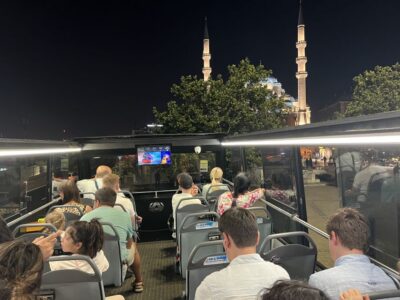Two Continents Evening Bus Tour with Commentary