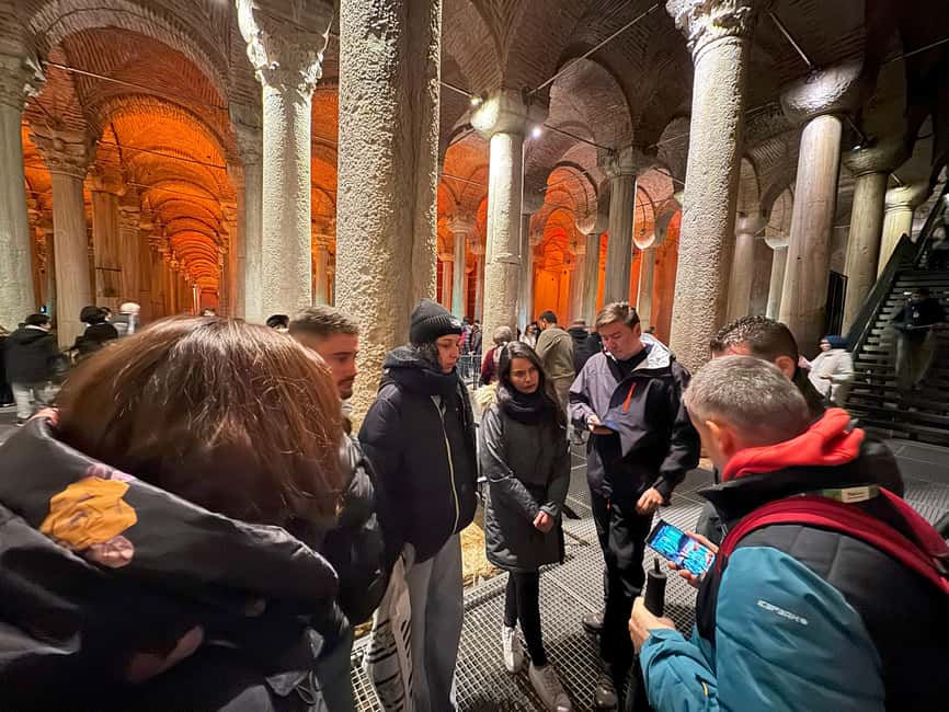 Istanbul Walking Tour: Mosques, Palace, Cistern with Lunch - What to bring for a long day on foot