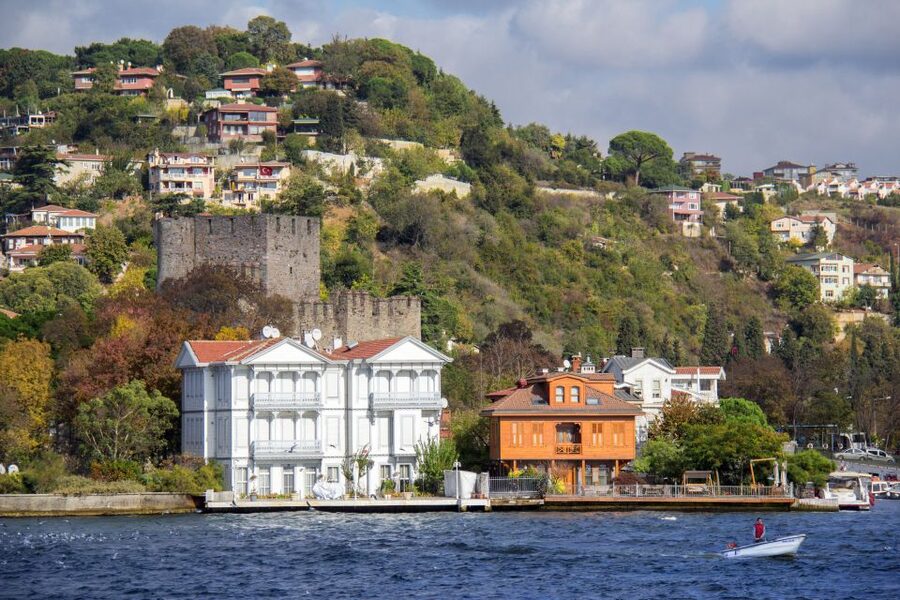 Morning Bosphorus Cruise and Spice Bazaar - Ottoman mansions along the waterfront