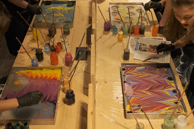 Once in a lifetime Experience: Turkish Marbling Art - A rooftop pause with coffee and Istanbul views