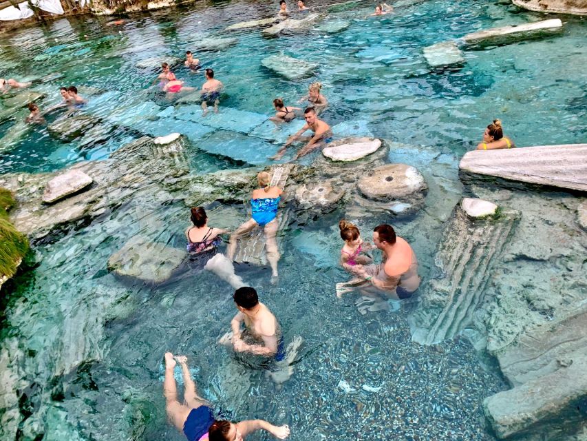 Pamukkale Day Tour With Flights and Transfers from Istanbul - Karahayit’s red mineral springs