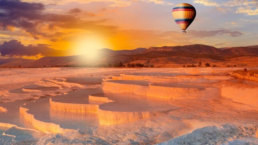 Pamukkale Day Tour With Flights and Transfers from Istanbul - The white travertines of Pamukkale