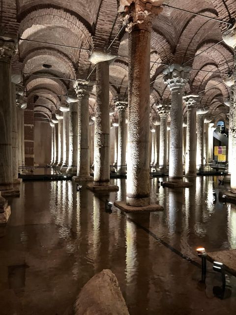 Premium Line : Private Istanbul Tour : All Inclusive Package - The atmospheric Basilica Cistern