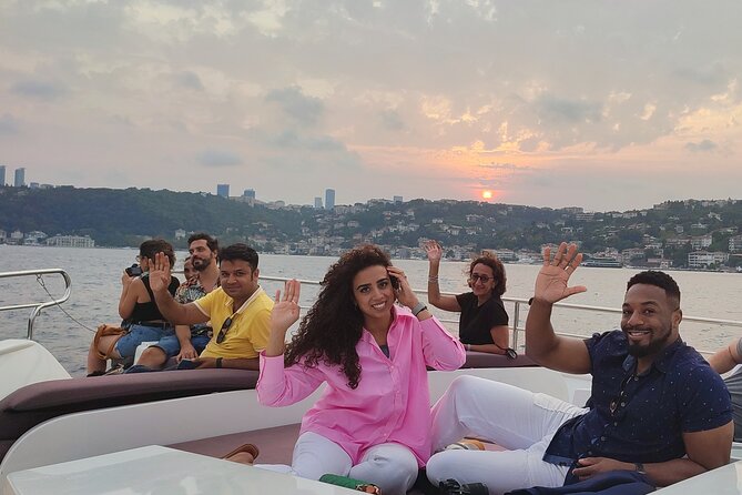 Private Bosphorus Sightseeing Cruise on Luxury Yacht - Under the first Bosphorus Bridge and into Bebek