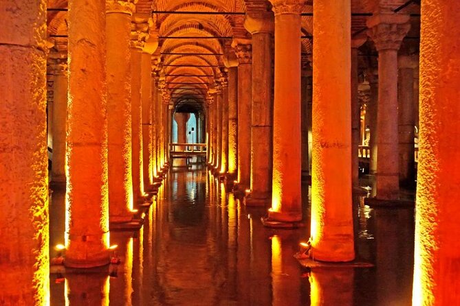 Private Hagia Sophia Sultanahmet Blue Mosque Cistern Grand Bazaar - Basilica Cistern: Istanbul below street level