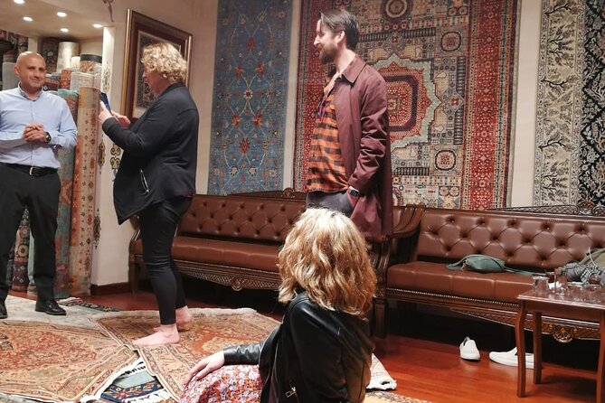 Private Turkish Carpet Shopping at Historic Caravanserai - Walking toward the Column of Constantine