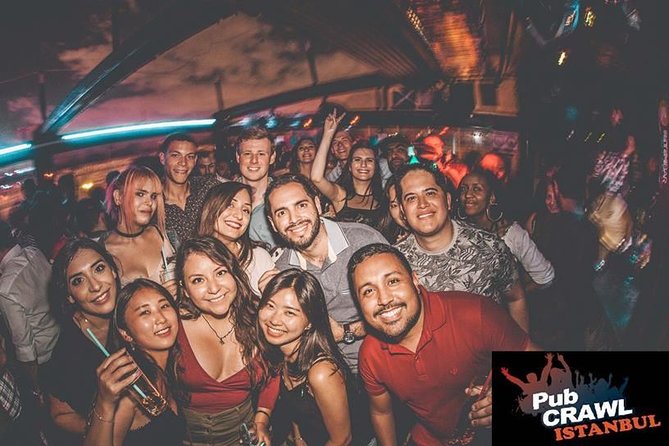 Pub Crawl Istanbul / Rooftop Clubs & Party Bus - Finishing near Nevizade at about 3 am