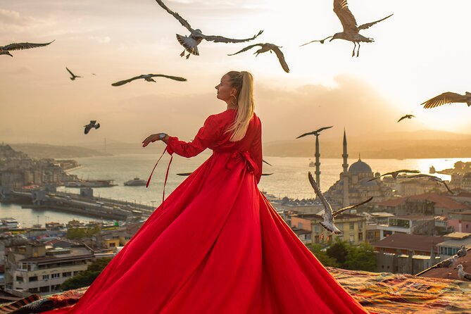 Rooftop Flying Dress Photo Shoot in Istanbul - Is $124.54 good value?