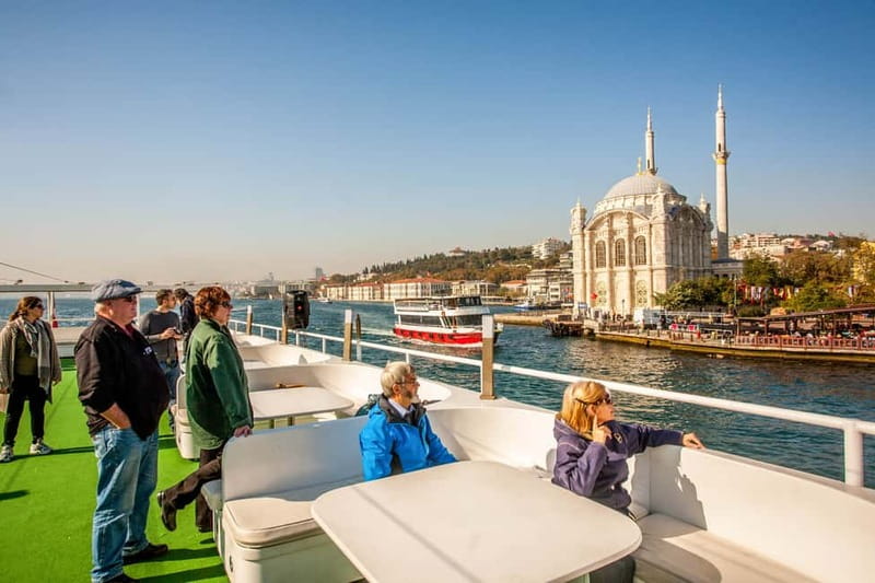 Sailing Through Culture Bosphorus and Spice Bazaar Tour - The 1.5-hour Bosphorus cruise