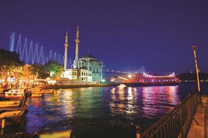 Stage Front Bosphorus Dinner Cruise with Pickup & Drinks included - The show: Turkish dance, belly dancing, and a late party