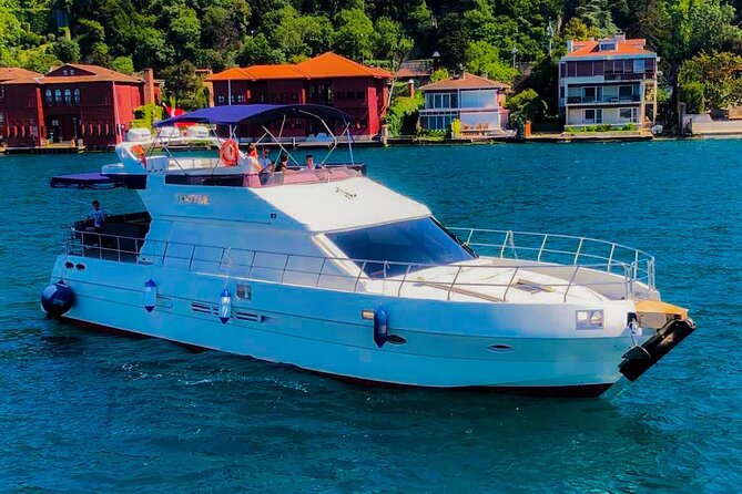 Sunset / Noon Bosphorus Cruise by Private Yacht - Dolmabahce Palace from the Bosphorus