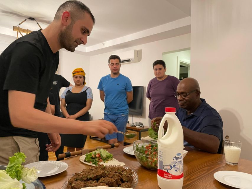 Traditional Home Dinner Night with Çiğköfte - Learn and Eat - Who will enjoy this Istanbul dinner most?