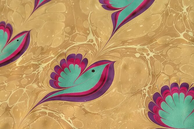 Turkish Marbling Paper Art Workshop - Turning water into Turkish Ebru art