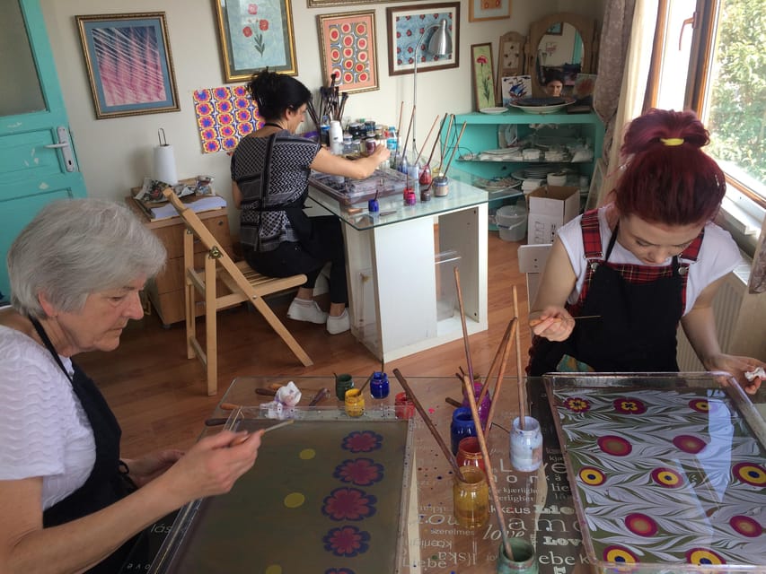 Turkish Marbling Paper Ebru Art Workshop - From practice sheets to your own artwork
